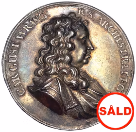 Carl Gustaf Wrangel, fältmarskalk och riksamiral av Breuer 1666 - PRAKTEXEMPLAR och MYCKET SÄLLSYNT - RR