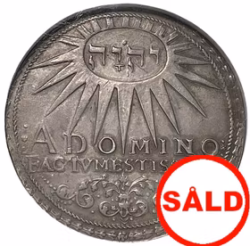 Gustav II Adolf, Erfurt - Taler 1631 - Mycket vackert exemplar med skimrande bottenlyster - NGC AU58