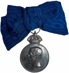 Gustav V - Hovmedaljen tilldelad H.C. Hallgren 1926 - Sällsynt