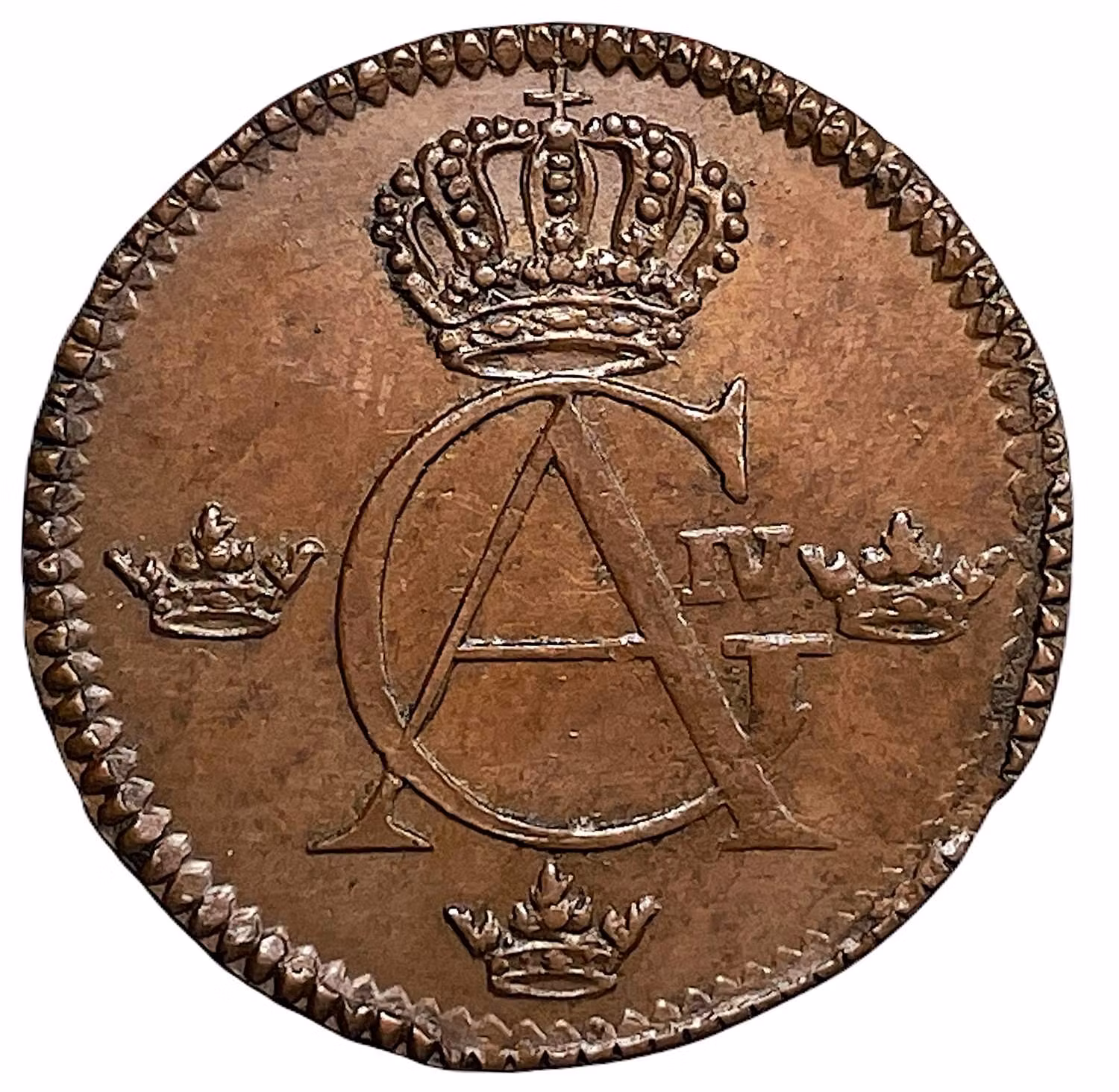 Gustav IV Adolf - 1/4 Skilling 1802  - Ett vackert exemplar