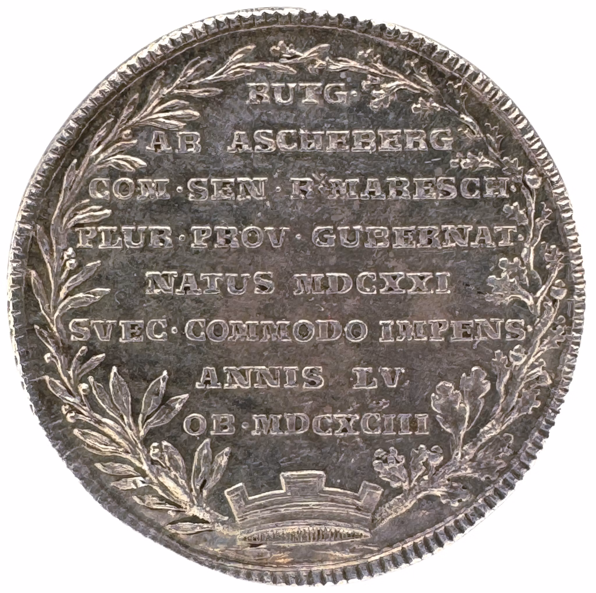 Rutger von Aschenberg (1621-1693). Militär och ämbetsman AV Carl Gustaf Fehrman 1790
