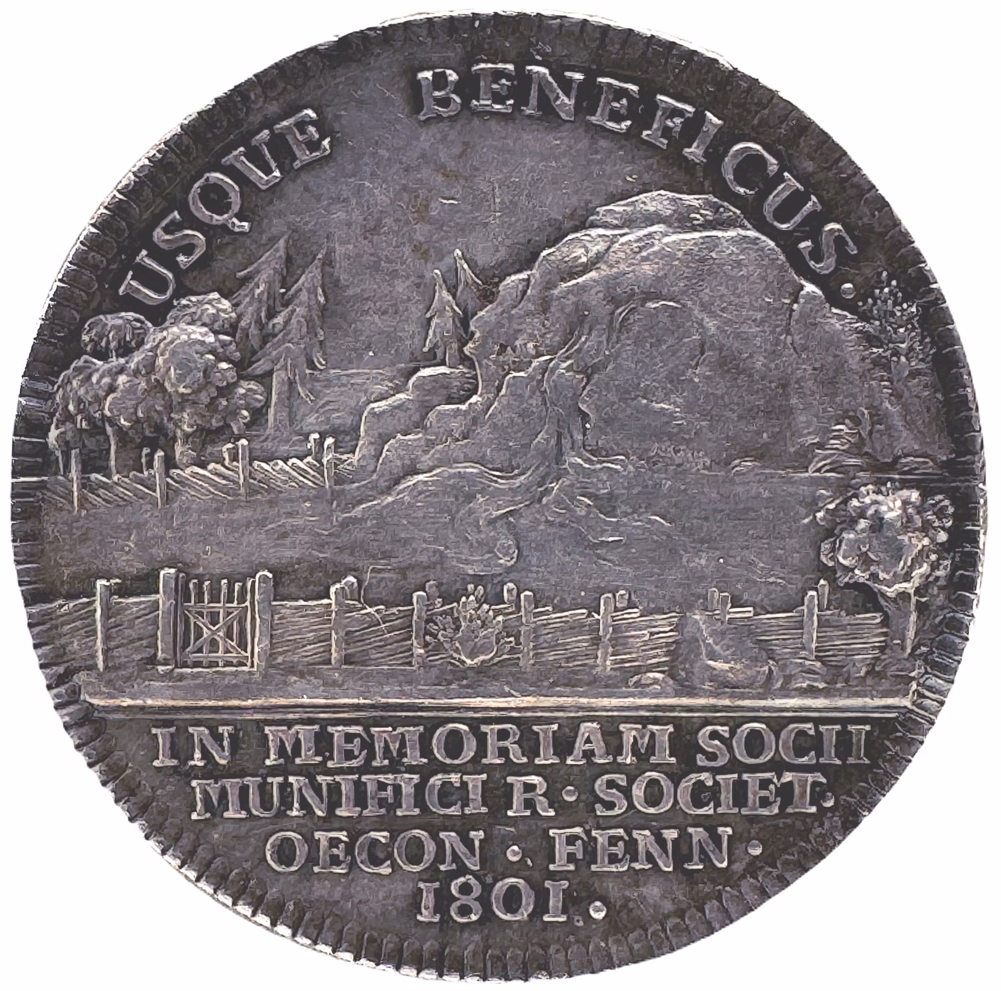 Gabriel Ahlman (1737-1799), Kronfogde i Satakunda härad i Tavastehus län i Finland graverad av Carl Enhörning 1801