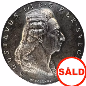 Gustav III:s förvärv av S:t Barthelemy i Västindien 1784. Av Léo Holmgren (1984)