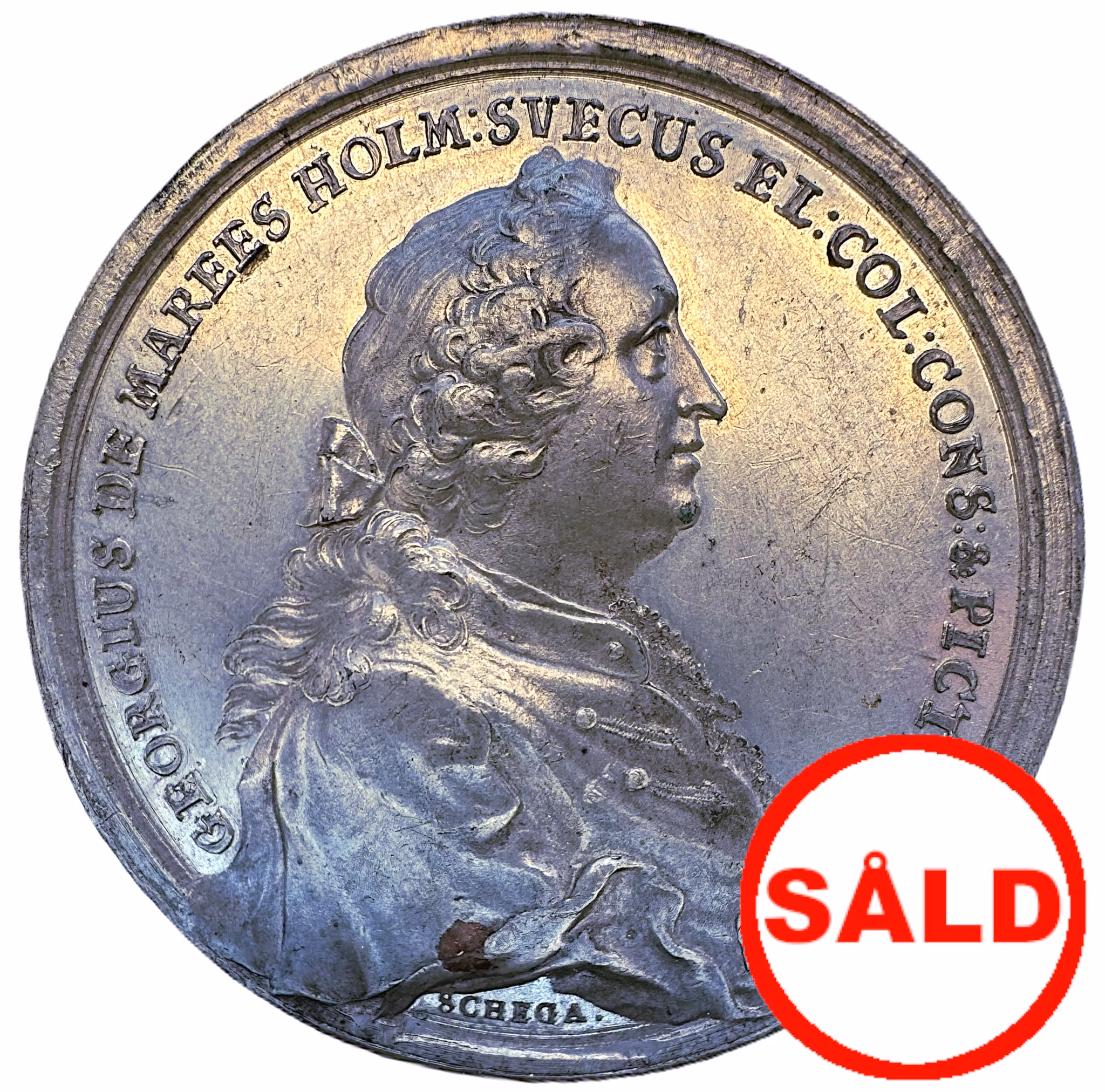 George Desmarées (1697-1776): En framgångsrik porträttmålare med internationell karriär av F. A. Schega - Mycket sällsynt - RRR