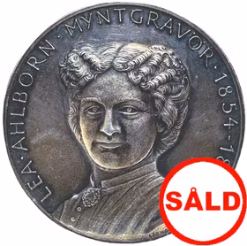 Lea Ahlborn - Mynt och medaljgravör av Léo Holmgren 1980