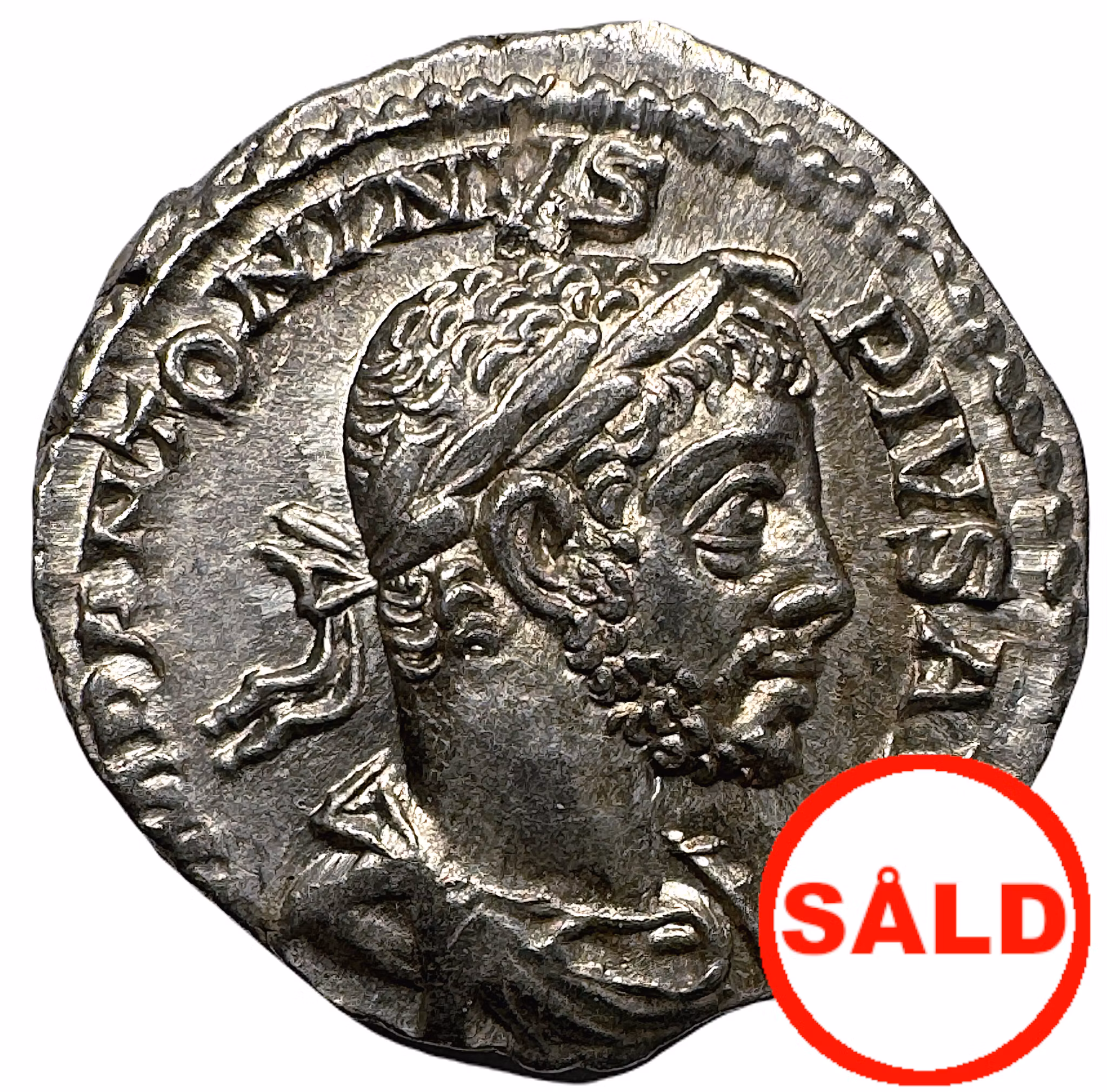 Elagabalus 218-222 e.Kr - Denar - Ett underbart ocirkulerat exemplar med detaljerad bild i hög relief