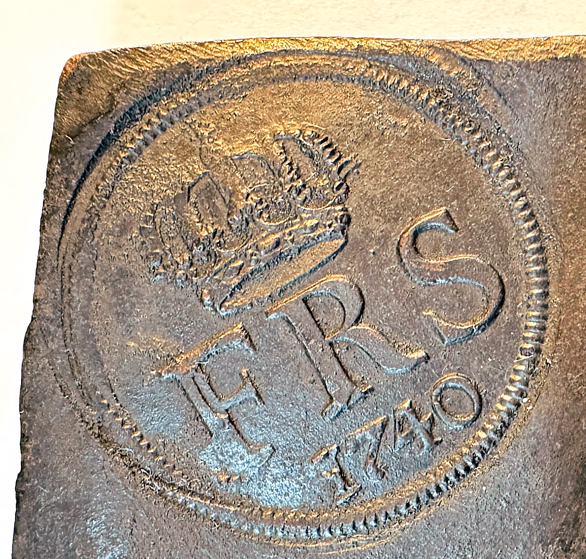 Fredrik I - 4 Daler SM 1740 - Plåtmynt -Vackert exemplar