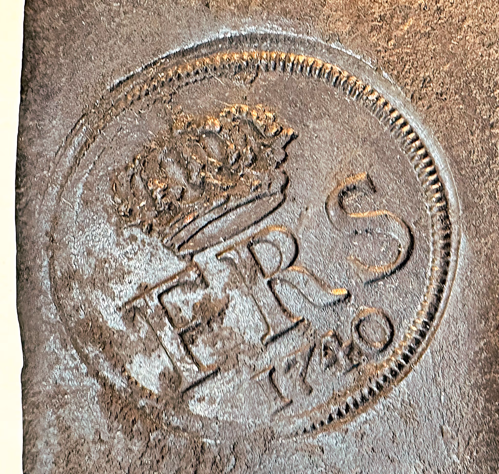 Fredrik I - 4 Daler SM 1740 - Plåtmynt -Vackert exemplar