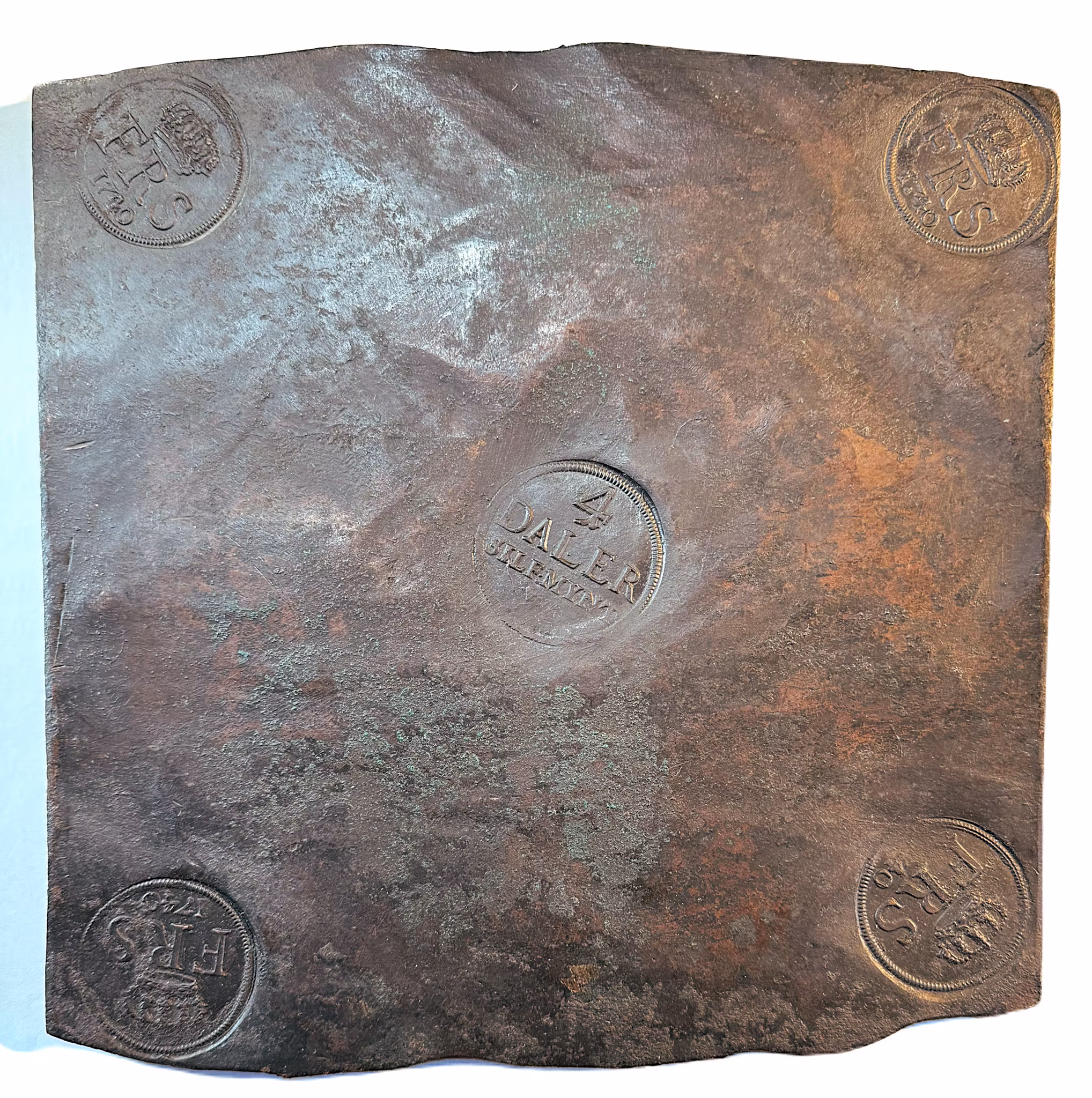 Fredrik I - 4 Daler SM 1740 - Plåtmynt -Vackert exemplar