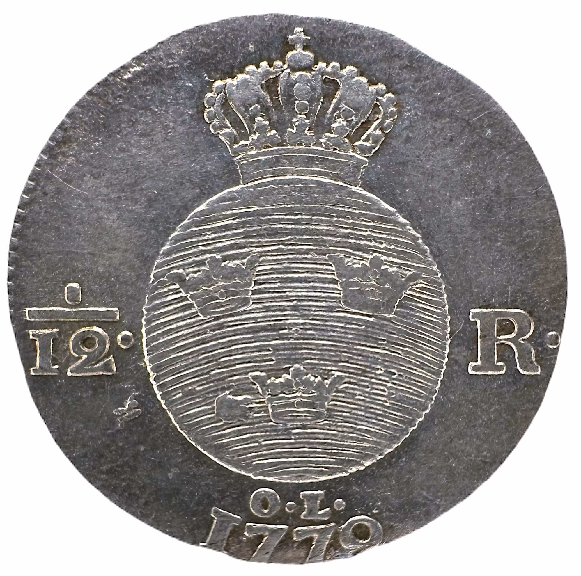 Gustav III - 1/12 Riksdaler 1779 - Trevligt exemplar