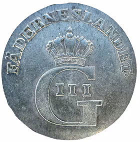 Gustav III - 1/12 Riksdaler 1779 - Trevligt exemplar