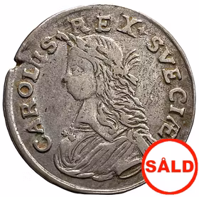 Karl XI - 2 Mark 1664 - Ex. friherre Bonde på Ericsberg