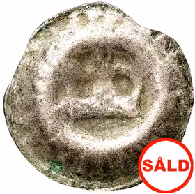 Magnus Eriksson 1354-1363 - Penning med krona inom strålring