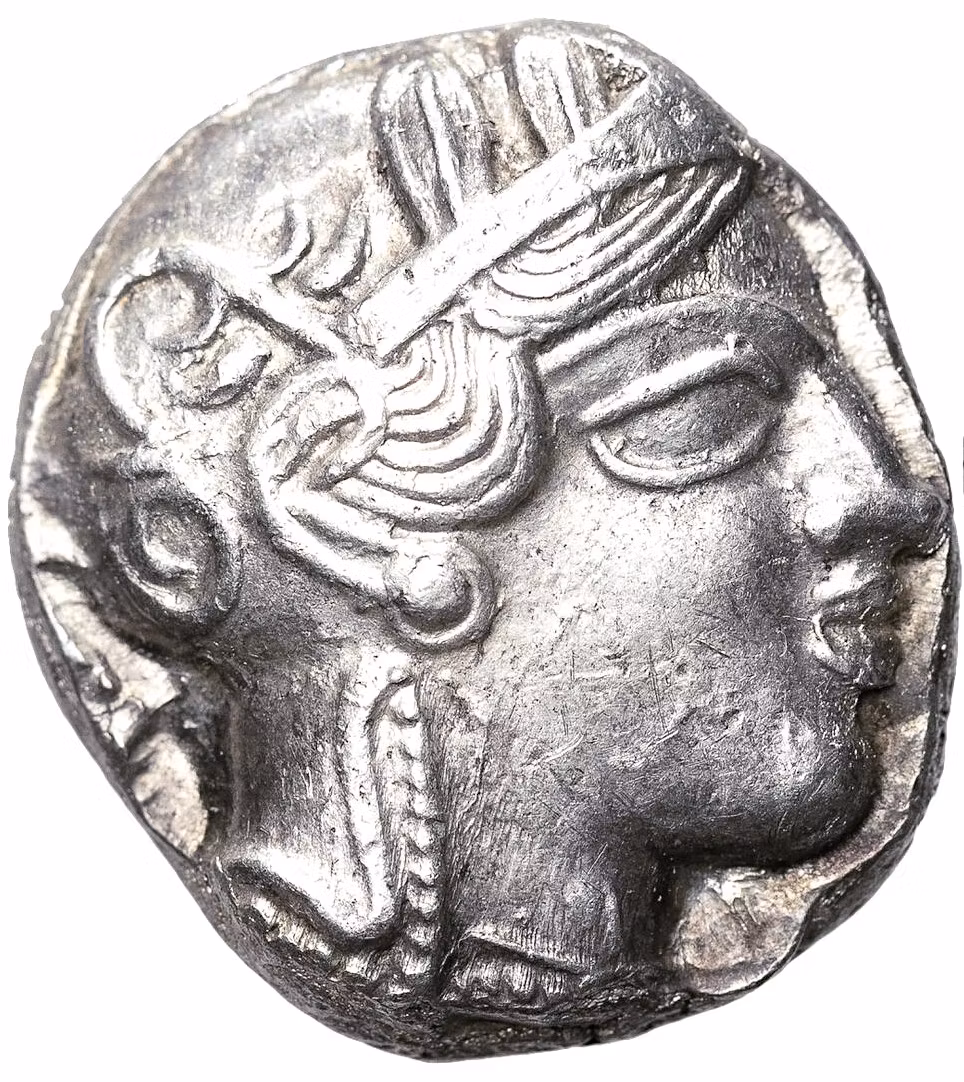 Attika, Aten, Tetradrachm 449-413 f.Kr - MYCKET VACKERT SKICK