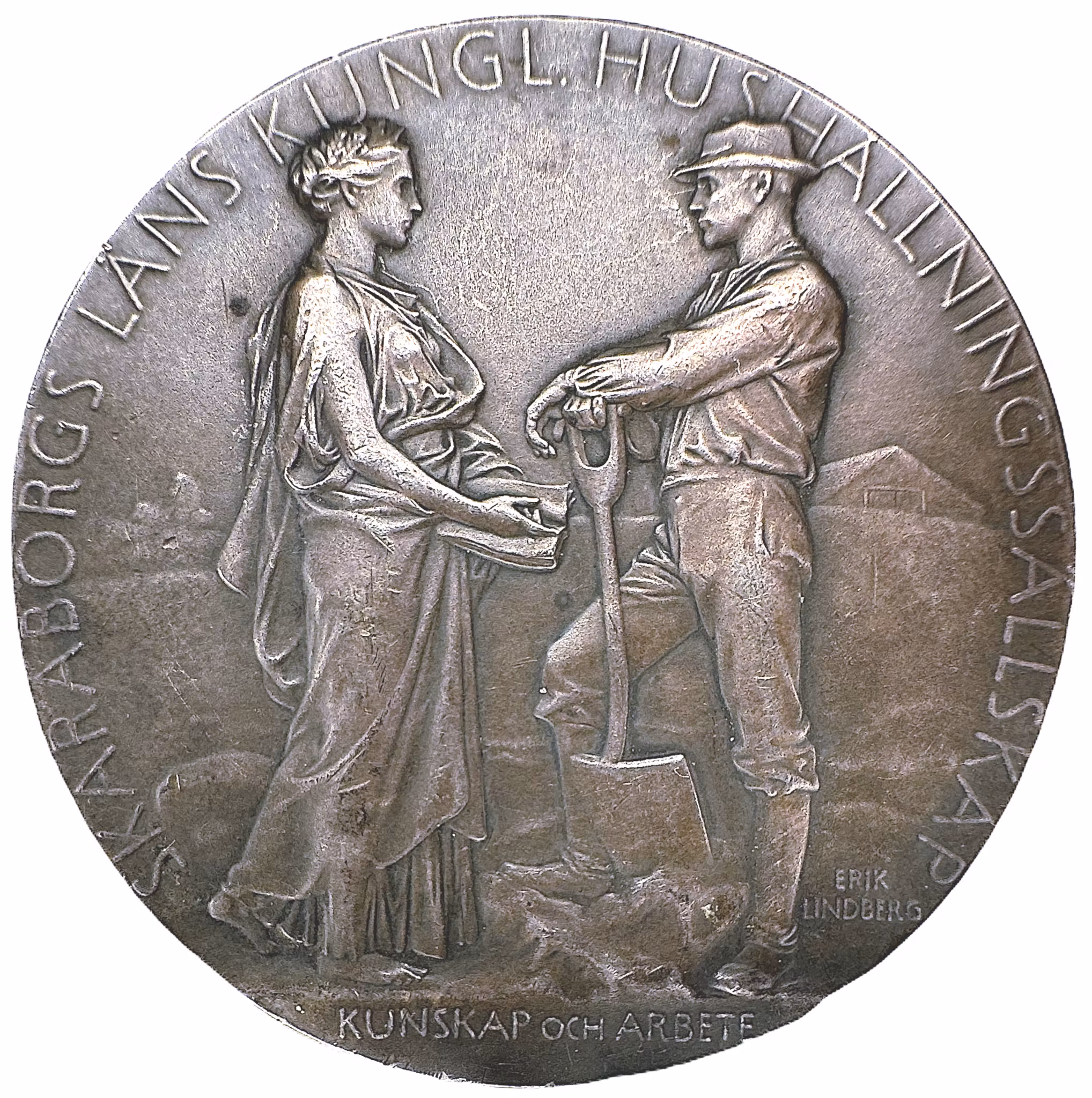 Gustav V - Skaraborgs kungliga hushållningssällskap 1945 av Erik Lindberg