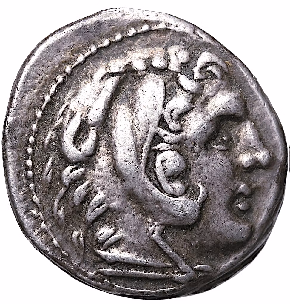 Alexander den store 336-323 f.Kr, Tetradrachm 336-323 f.Kr - Vackert exemplar med lyster