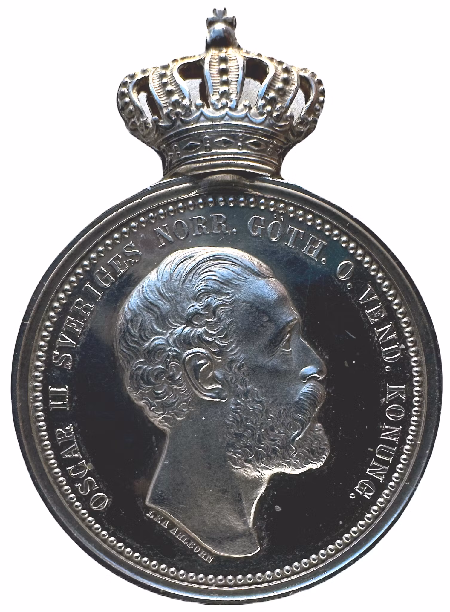 Oskar II - Kungliga Sällskapet Pro Patria - För trohet och flit av Lea Ahlborn - Ett underbart porträtt