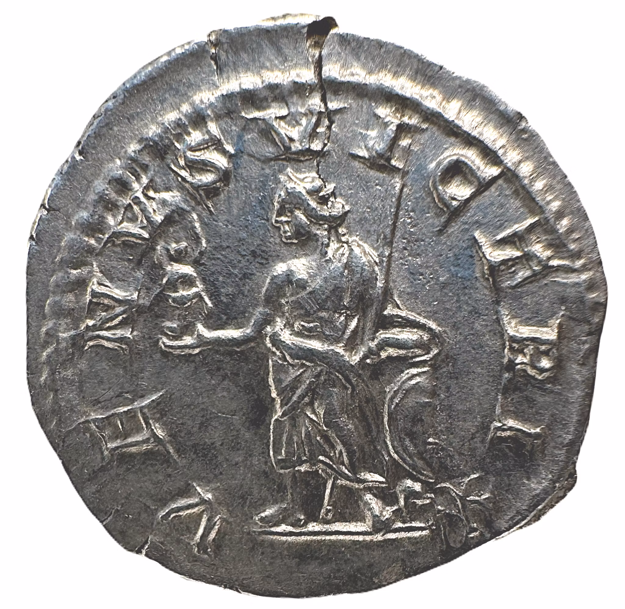 Caracalla 198-217 e.Kr. - Denar - Underbart skarpt porträtt – Tyrannen och hans gudomliga propaganda