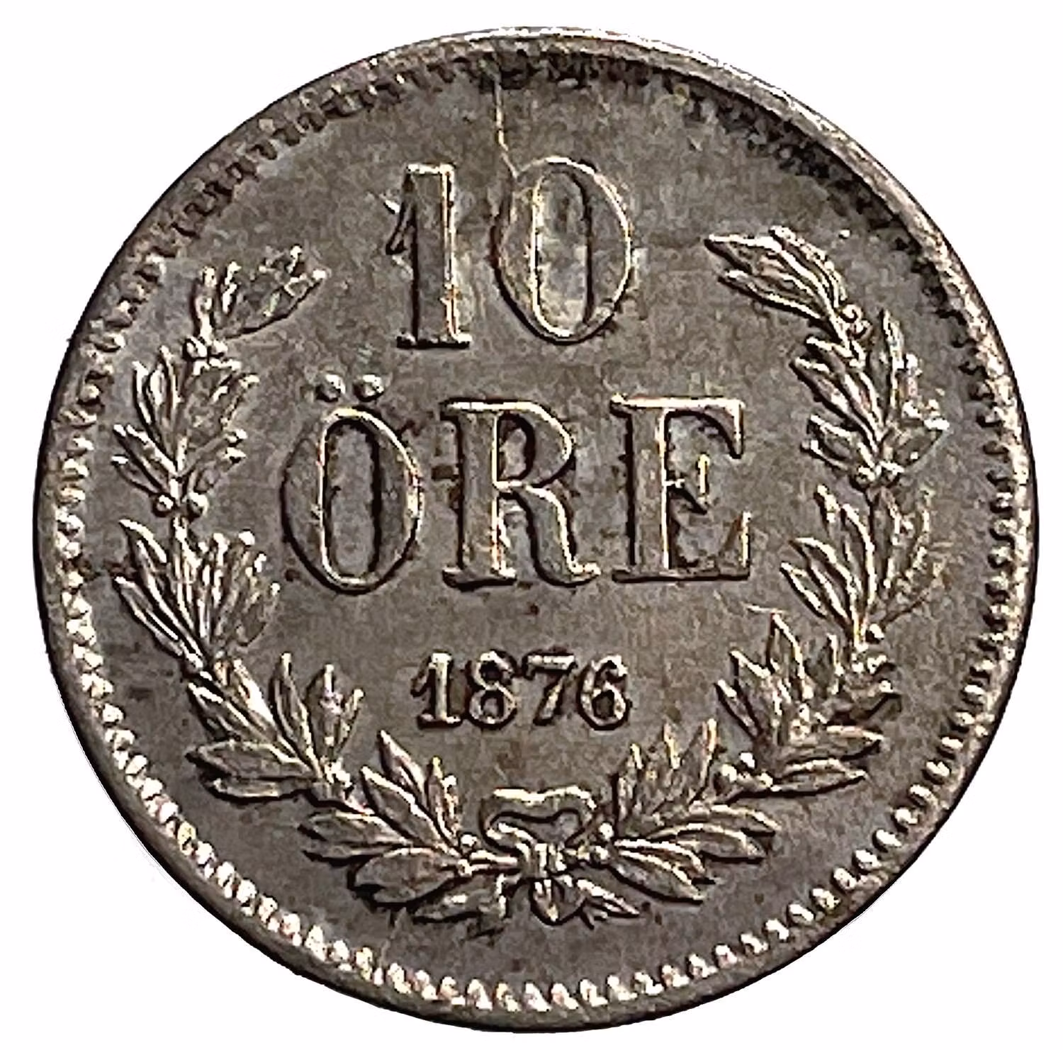 Oskar II - 10 Öre 1876