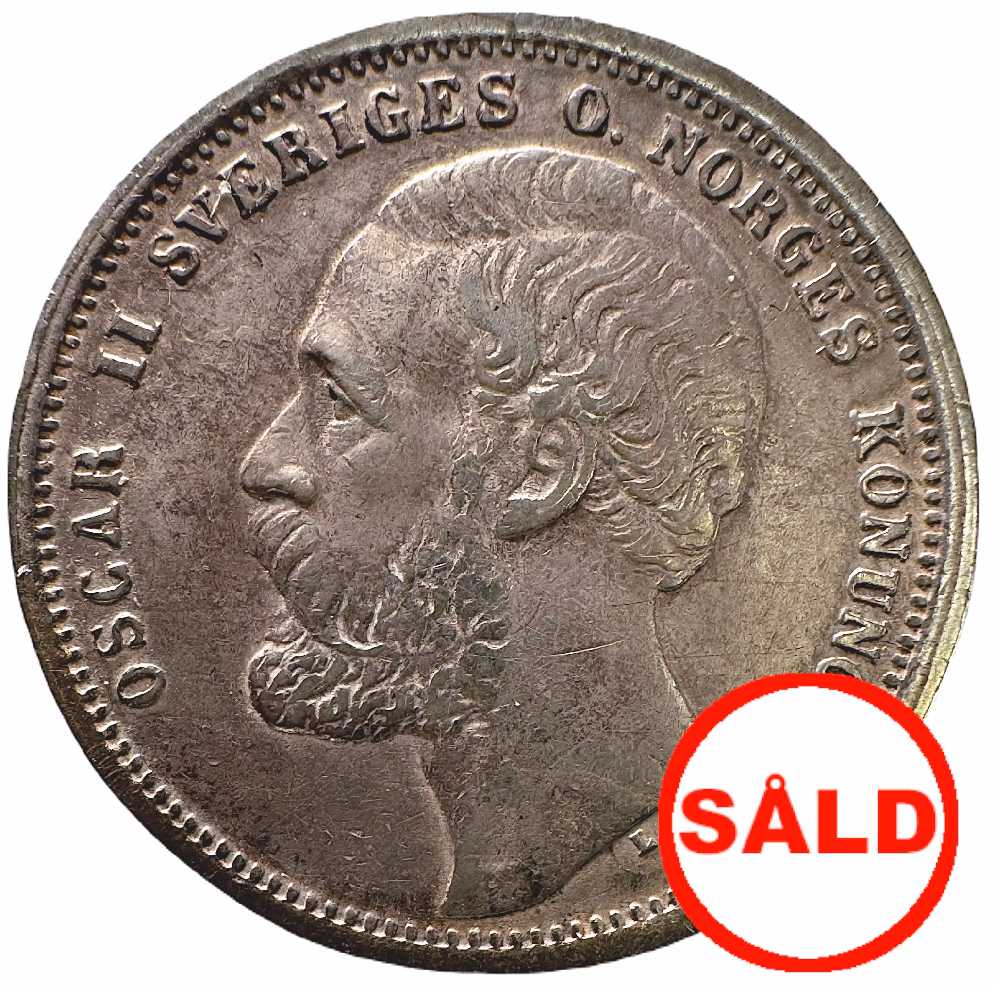 Oskar II, 1 Krona 1875