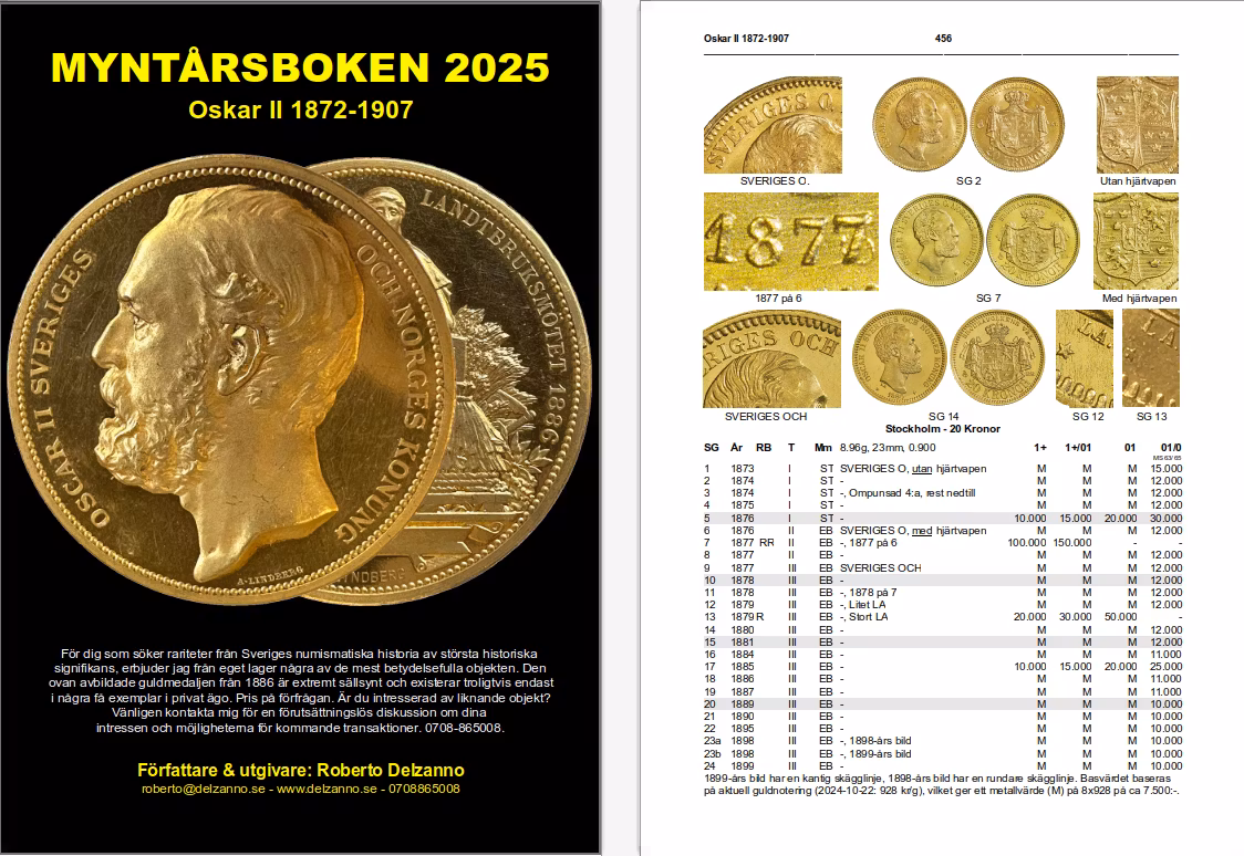 MYNTÅRSBOKEN 2025 - Nu i lager för omedelbar leverans!