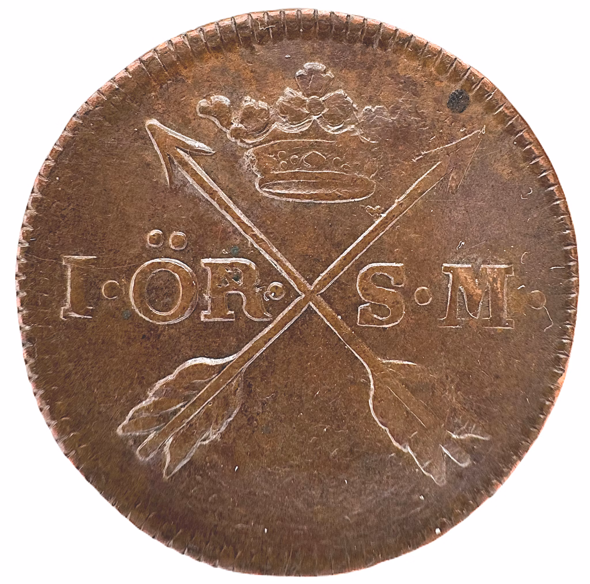 Adolf Fredrik - UNIKT provmynt - 1 Öre SM utan årtal (1756)