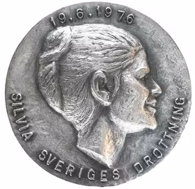 Silvia som Sveriges drottning 19 juni 1976