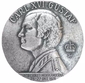 Carl XVI Gustaf och Silvias stadsbesök i Nederländerna 1976