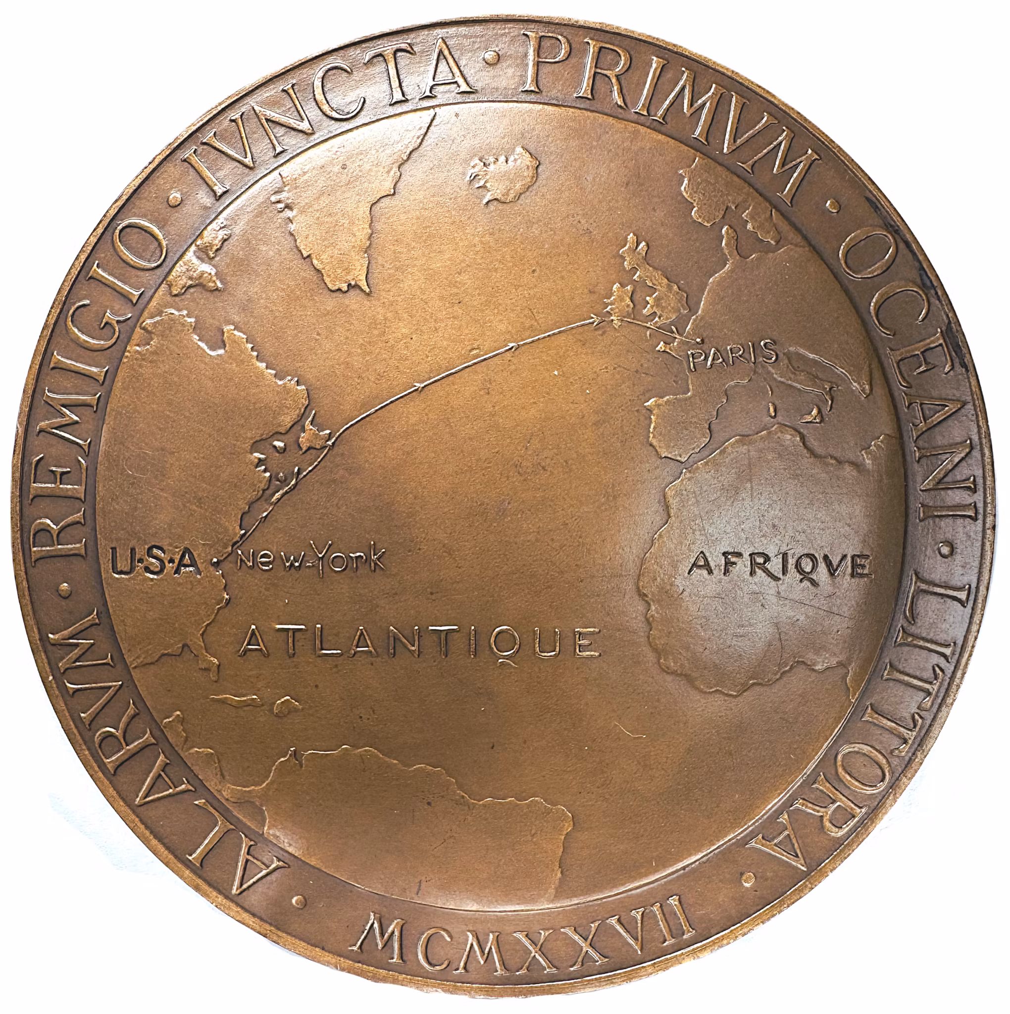 Charles Lindbergh - New York Paris nonstopflygning 1927 i originaletui - Sällsynt