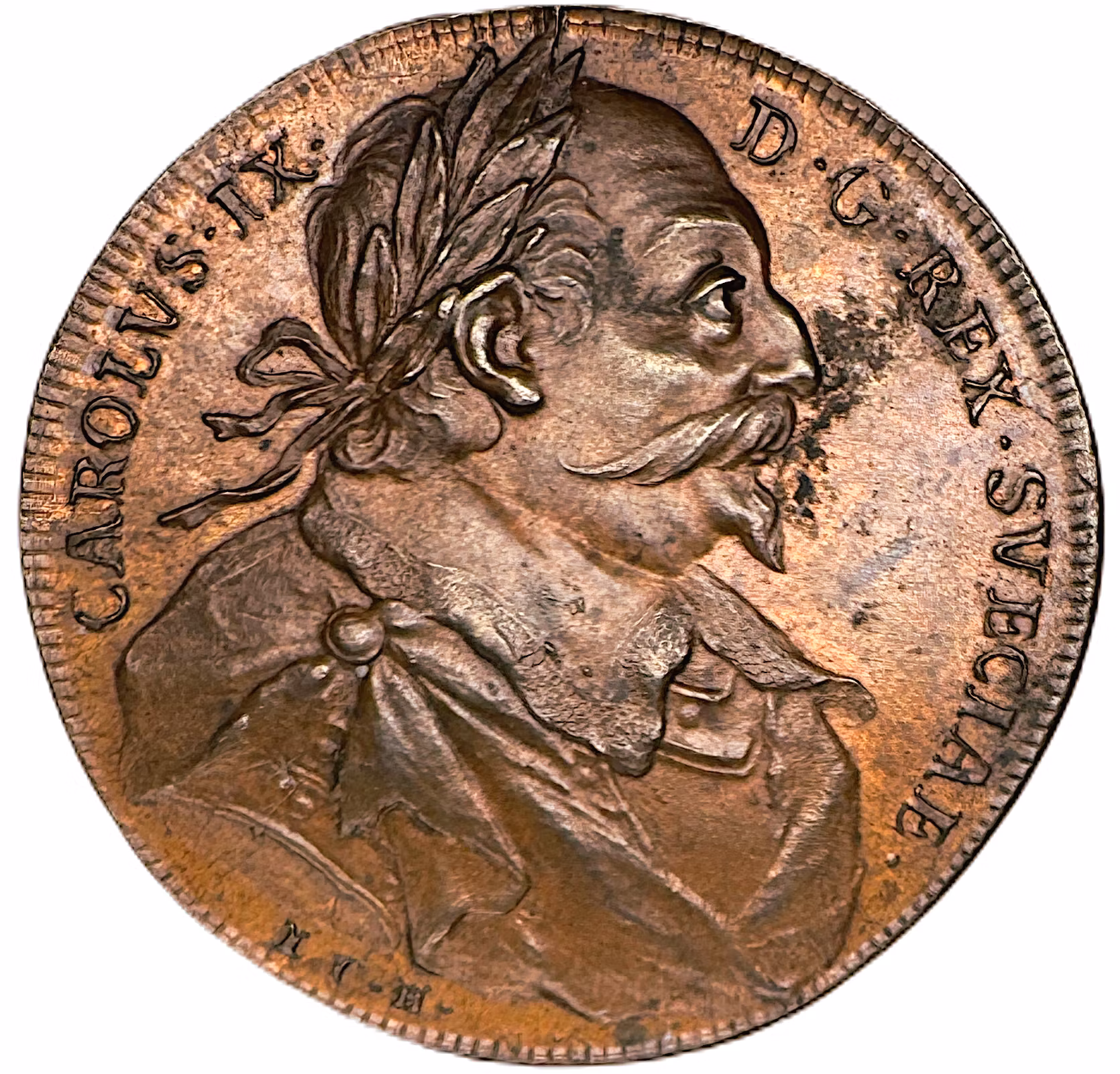 Hedlingers regentlängd - Karl IX av Johann Carl Hedlinger - Nr 48