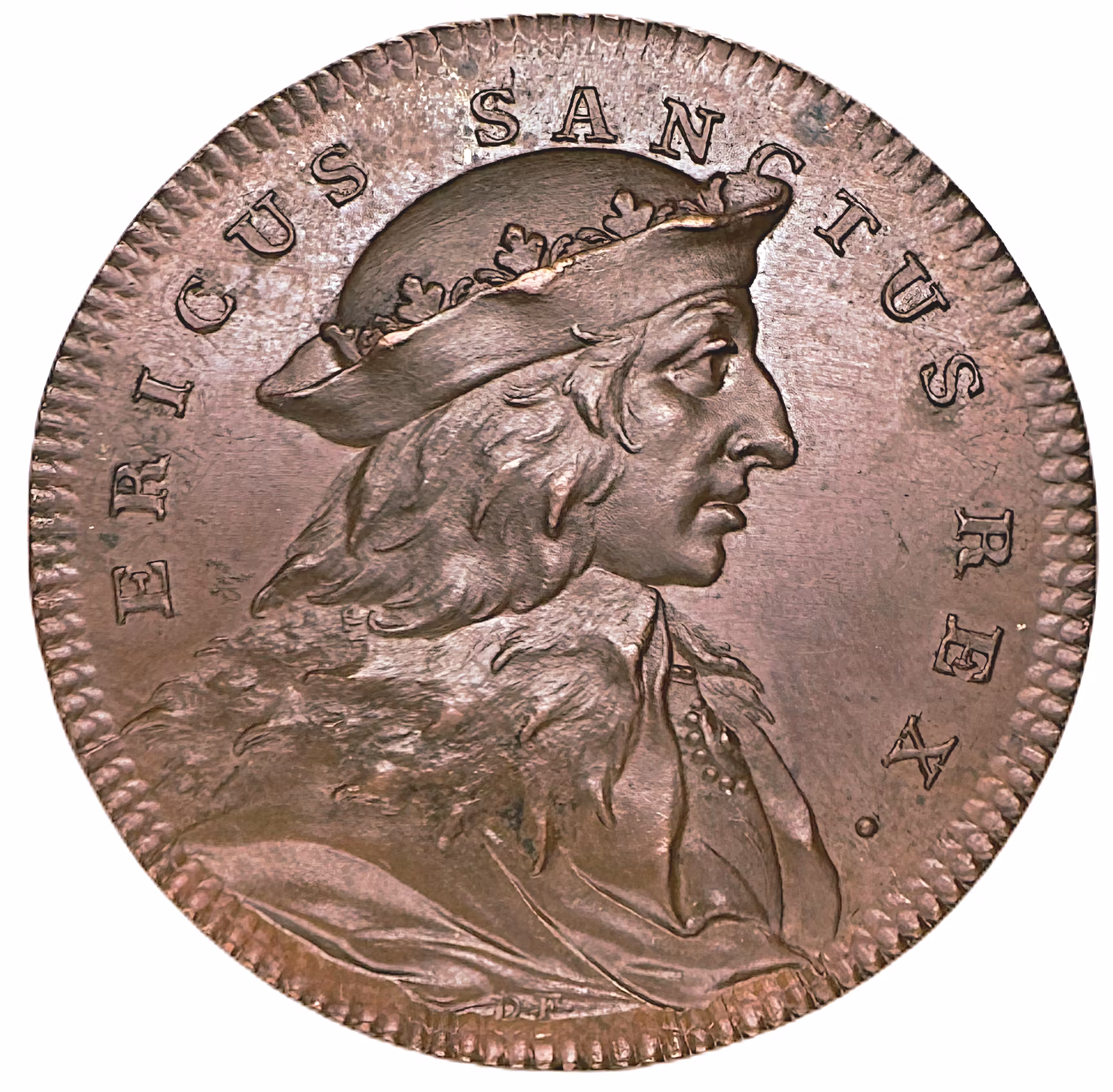 Hedlingers regentlängd Nr 18 - Erik den Helige av Daniel Fehrman - Vackert exemplar med full lyster