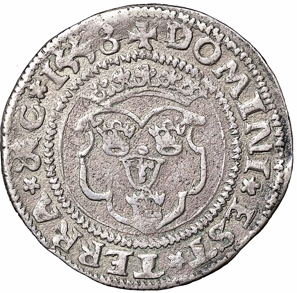 Gustav Vasa, Stockholm - 1/2 Mark 1558 - Extremt sällsynt - 9 kända exemplar i privat ägo