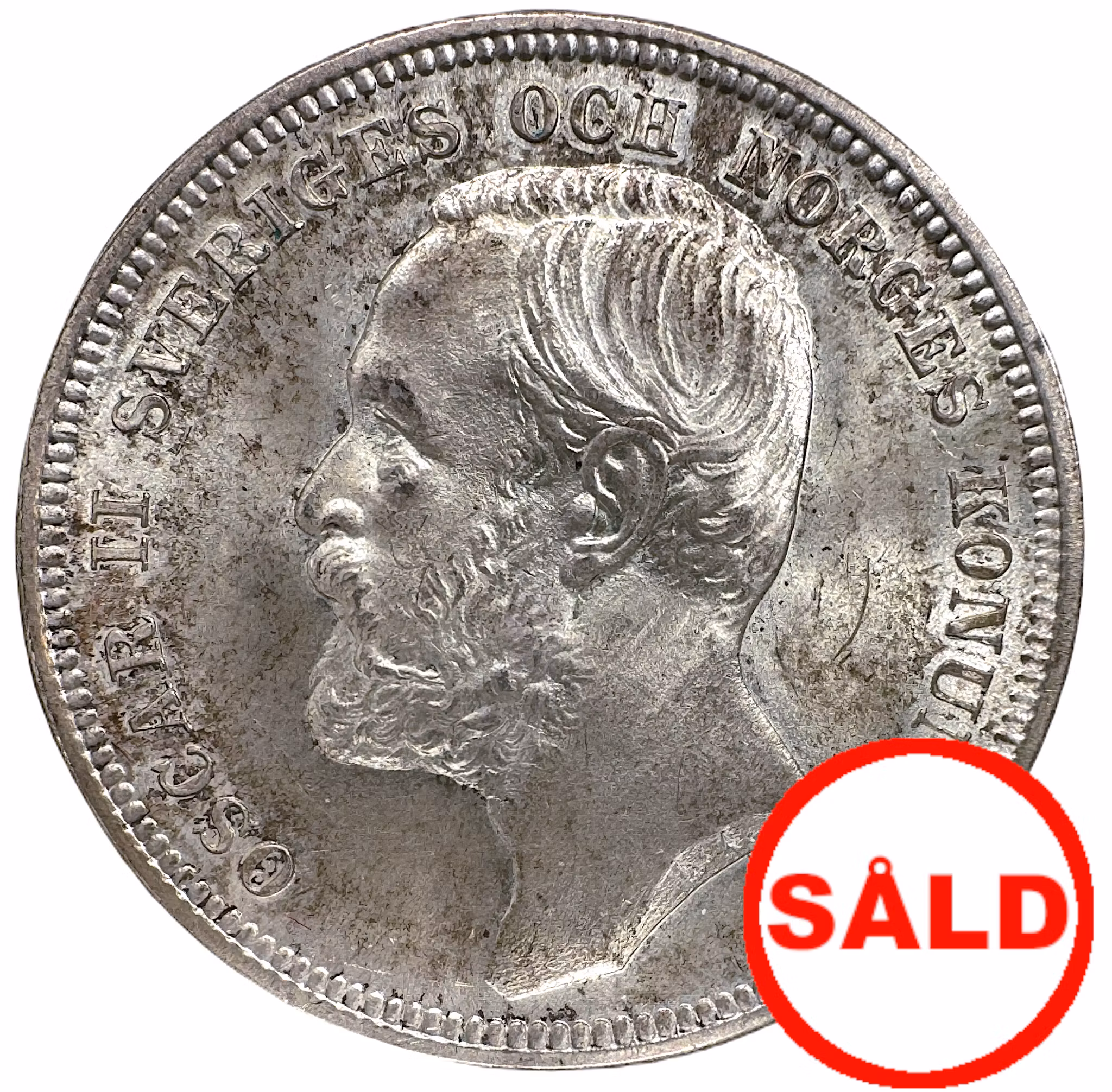 Oskar II - 1 Krona 1898 - Vackert ocirkulerat exemplar