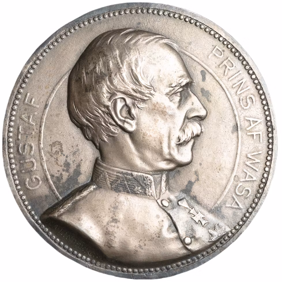 Gustav av Wasa - svensk kronprins och son till Gustav IV Adolf - Mycket sällsynt av Adolf Lindberg