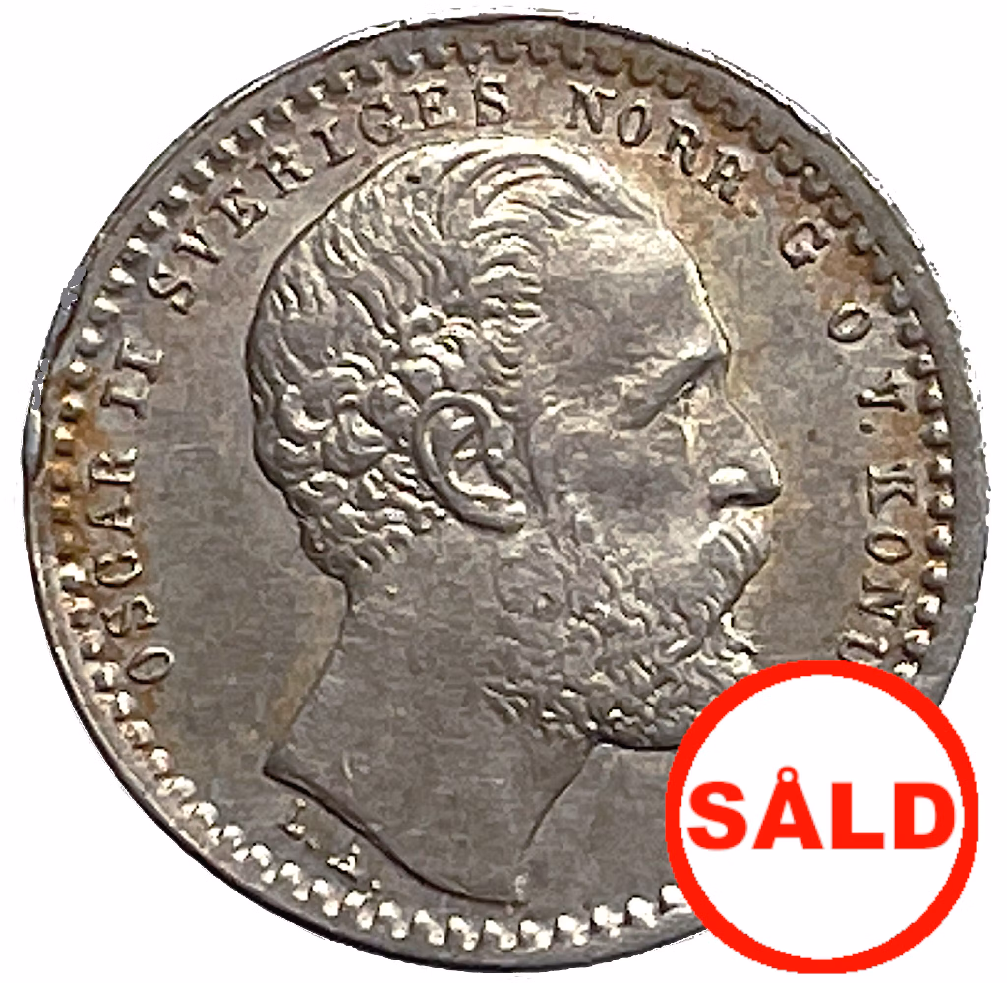 Oskar II - 10 Öre 1873