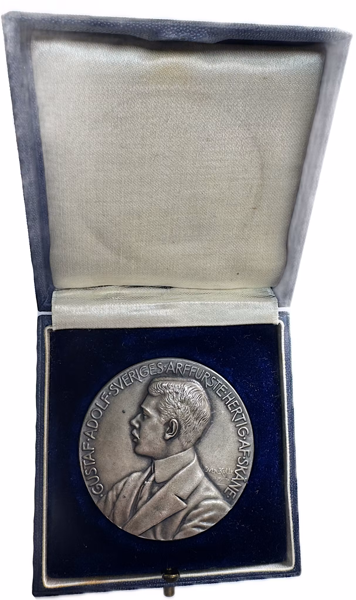 Gustav Adolf som kronprins - Industri-, slöjd- och konstutställningen i Lund 1907 av Sven Kulle i originaletui