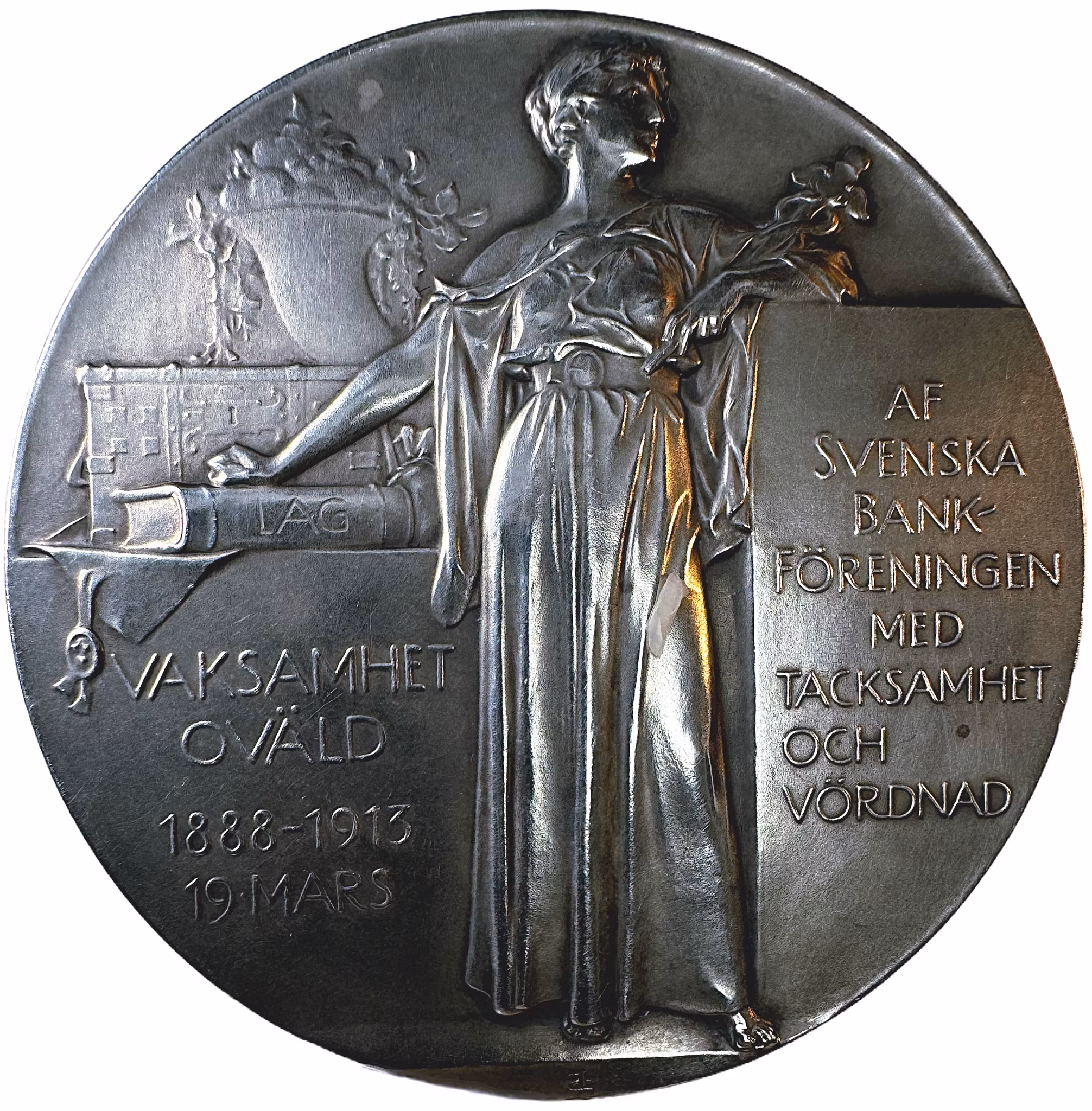 Johan Robert Benckert 1846-1938 av Erik Lindberg 1913 - Chef för Bankinspektionen