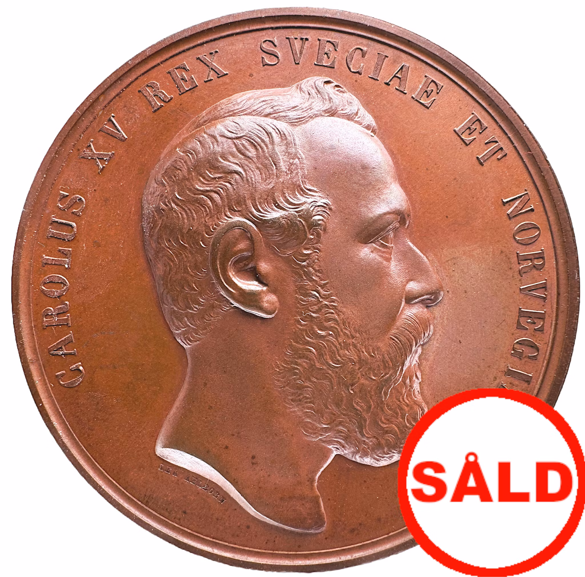 Karl XV - Konungens död 1872 och det romerska arvet av Lea Ahlborn - Praktfull kvalitet!