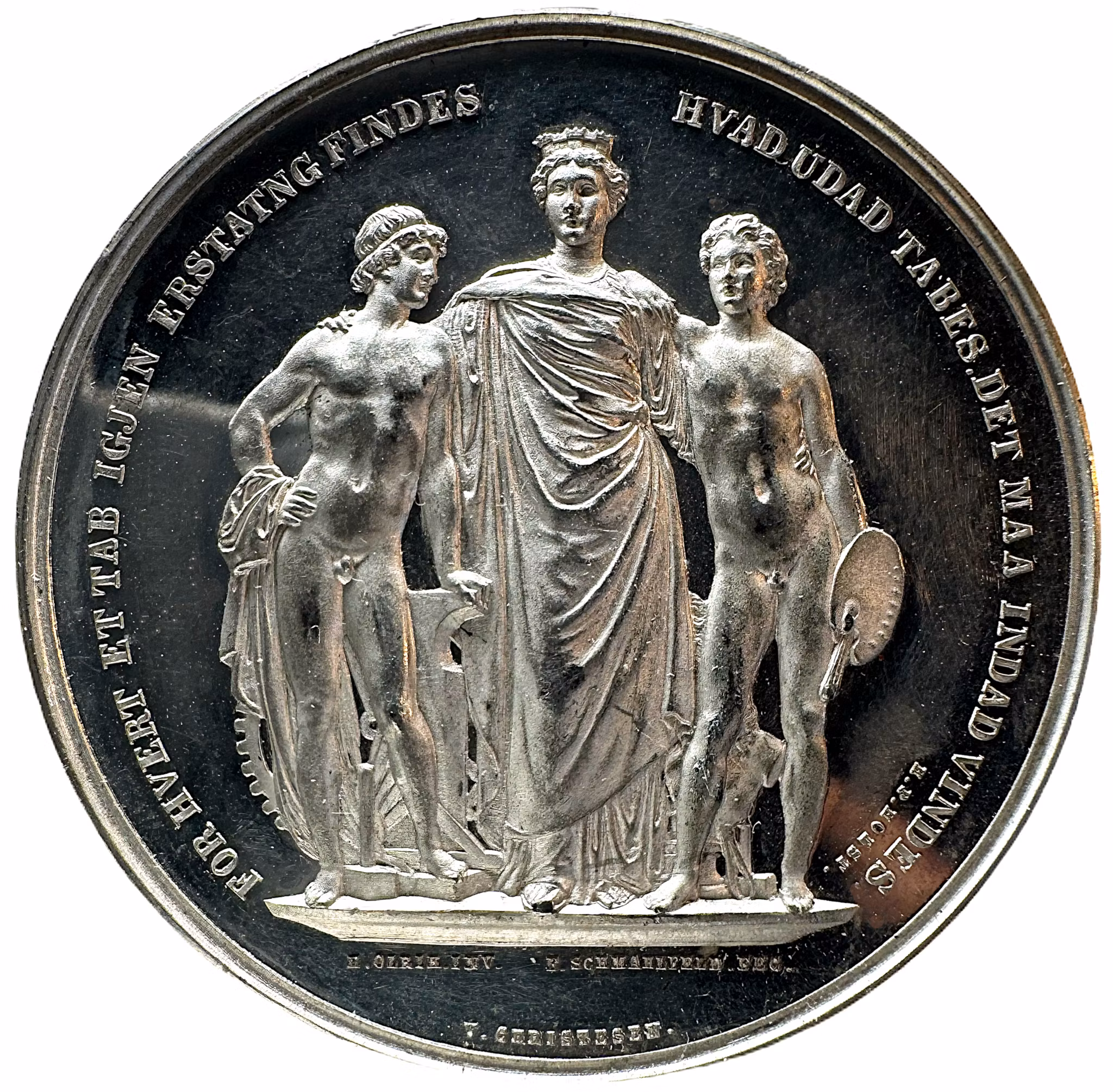 Danmark - Konst- och industriutställningen i Köpenhamn 1872 - Ett praktexemplar PROOFLIKE