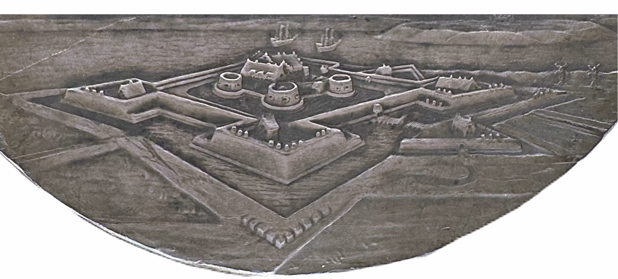 Gustav Adolf som kronprins - Jubileumsutställningen i Landskrona 1913 i originaletui - Underbart motiv - sällsynt