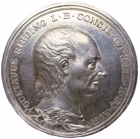 Gustaf Ribbing (1719-1811) av Carl Enhörning - Vackert exemplar