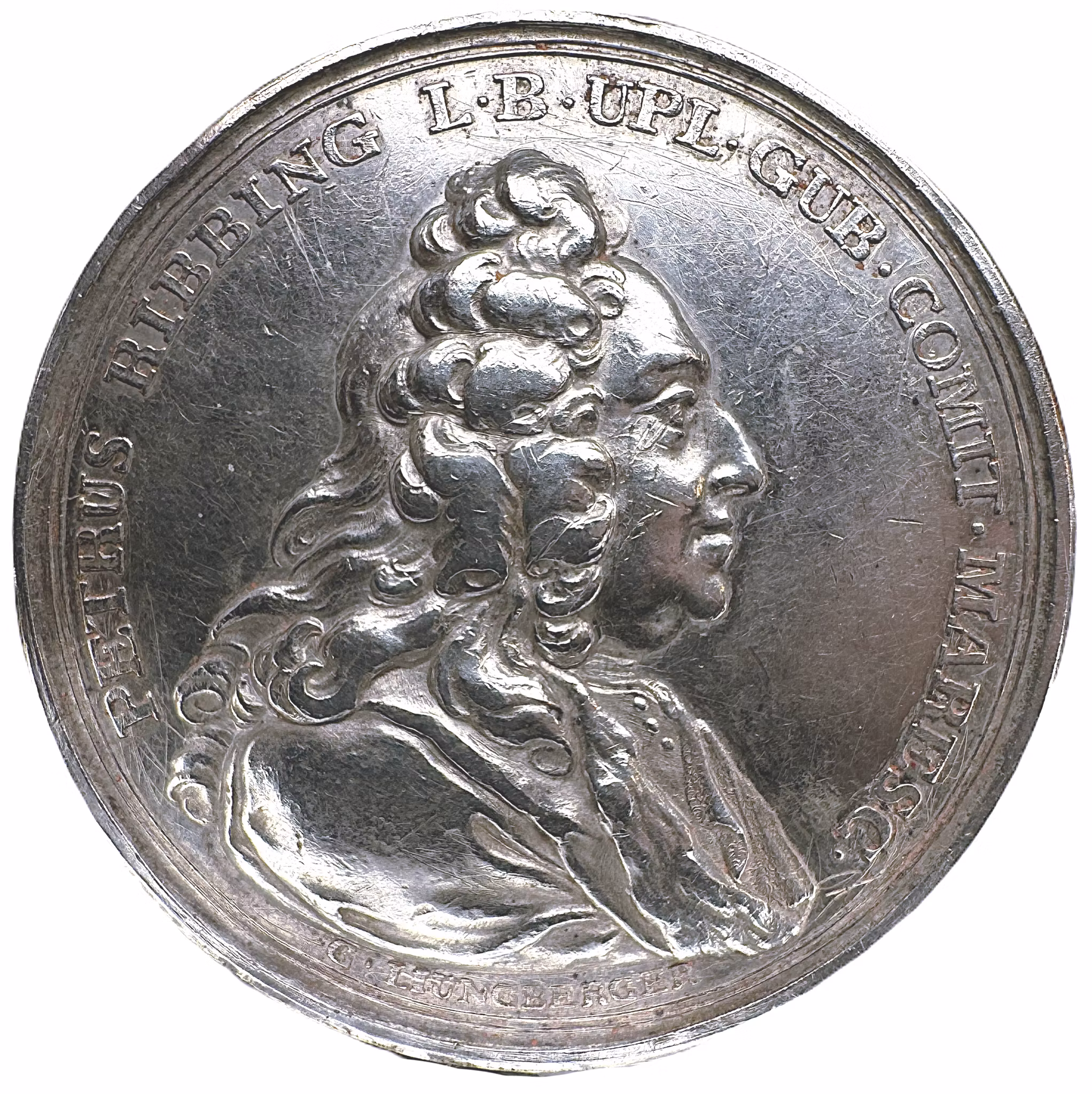 Per Ribbing (1670-1719) av Gustaf Ljungberger 1781 - En av huvudpersonerna bakom frihetstidens statsskick