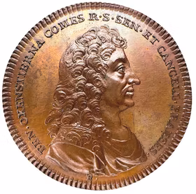 Bengt Gabriel Oxenstierna (1623-1702) av Carl Enhörning 1810 - Ett underbart PRAKTEXEMPLAR - En framstående ämbetsman och diplomat under stormaktstiden - Resare-Bengt