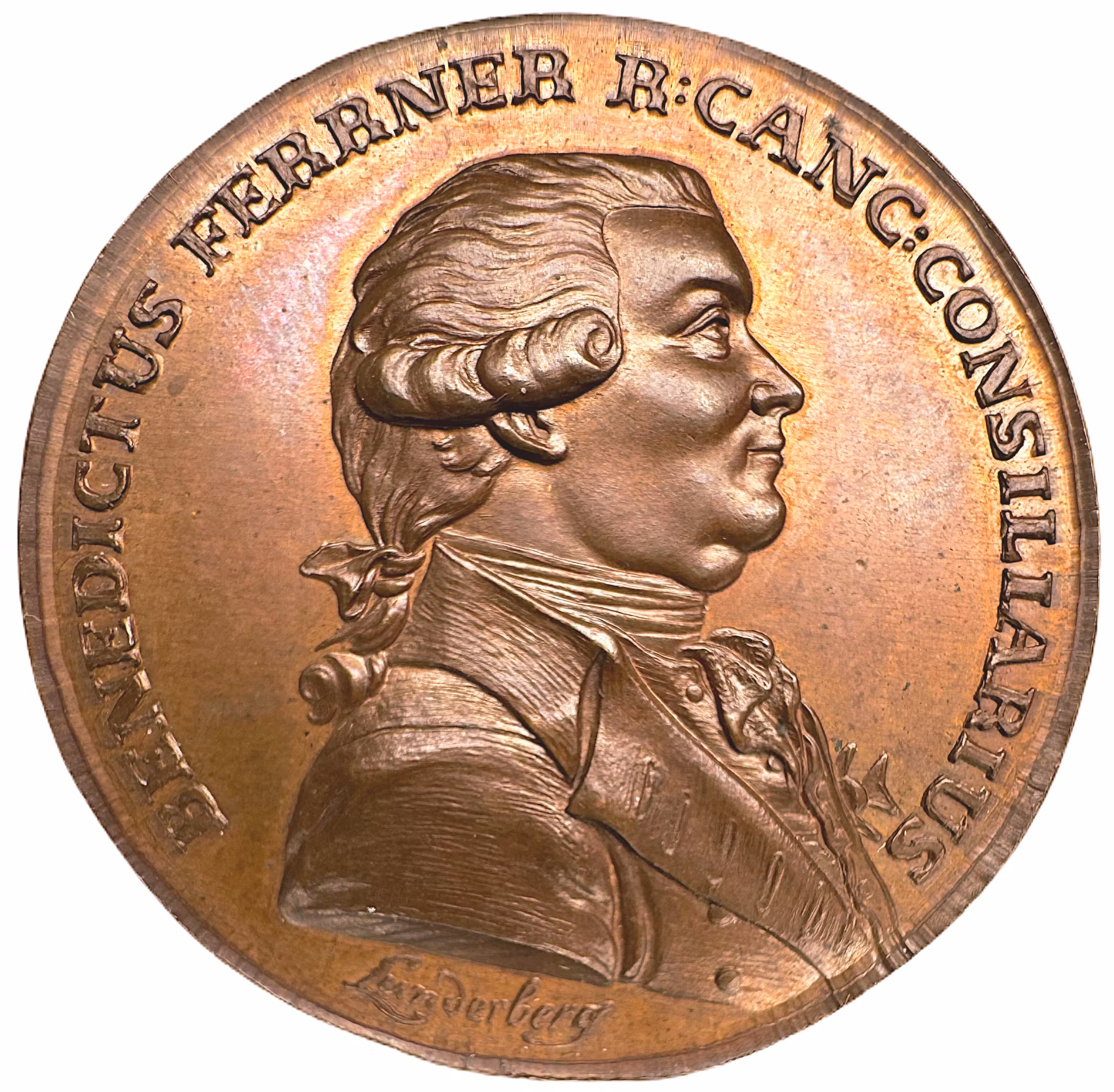 Bengt Ferrer (1724-1802) av Lars (Lorentz) David Lunderberg - Ett underbart ocirkulerat PRAKTEXEMPLAR - En framstående astronom och lärare åt Gustav III