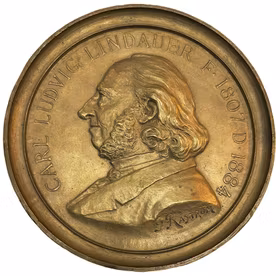 Carl Ludvig Lindauer (1807-1884) av G. Råström - UNIK