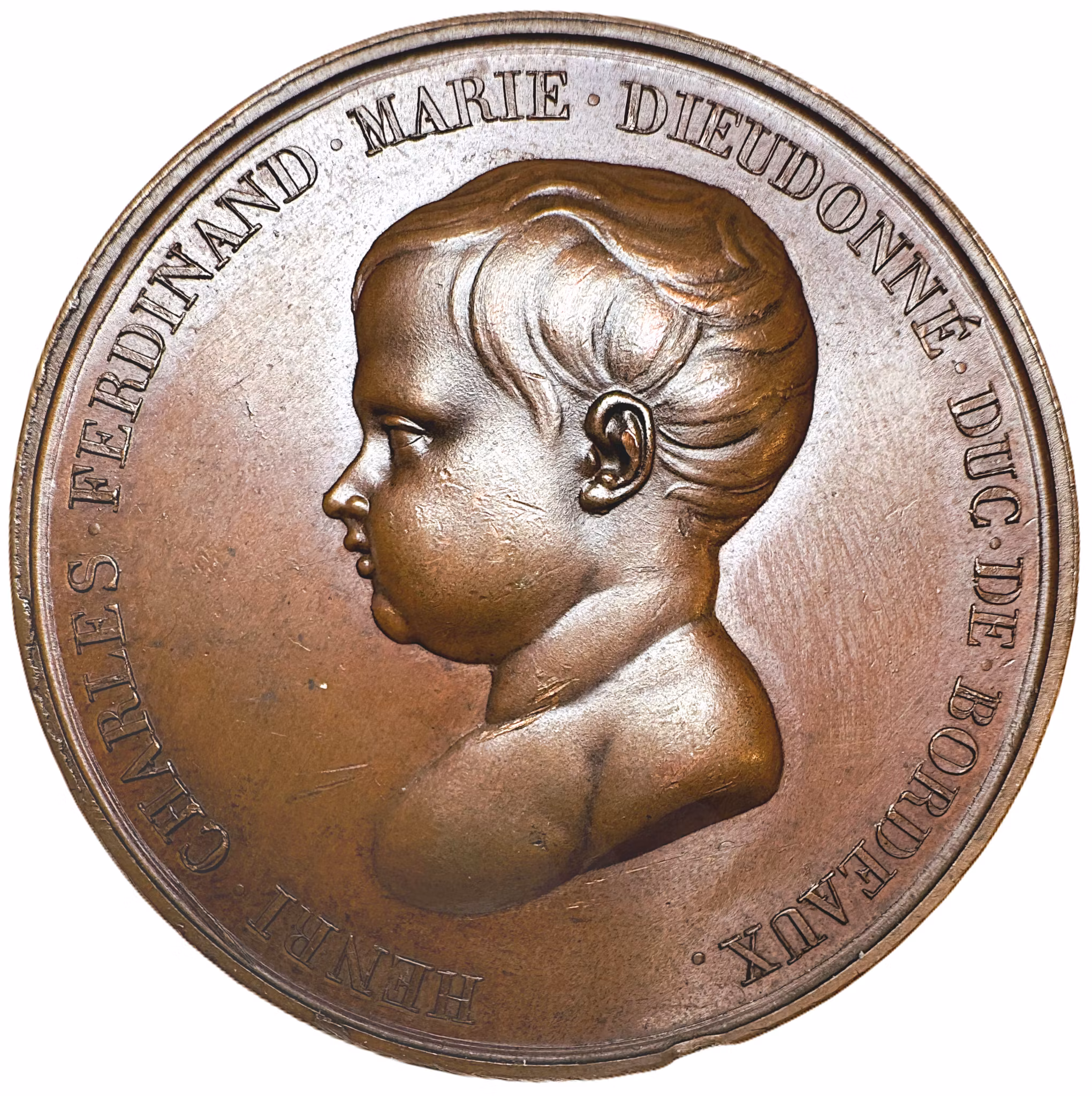 Frankrike: Religionen döper hertigen av Bordeaux, stödd av monarkin 1821 av Gayrard - Mirakelbarnet!