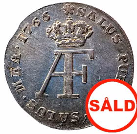 Adolf Fredrik - 5 Öre SM 1766 - Ett underbart brilliant exemplar