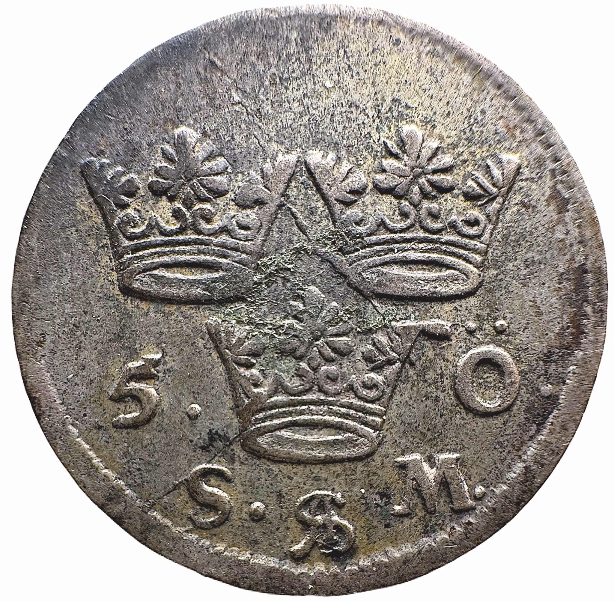 Karl XII, 5 Öre 1699 AS - Attraktiv ettårstyp