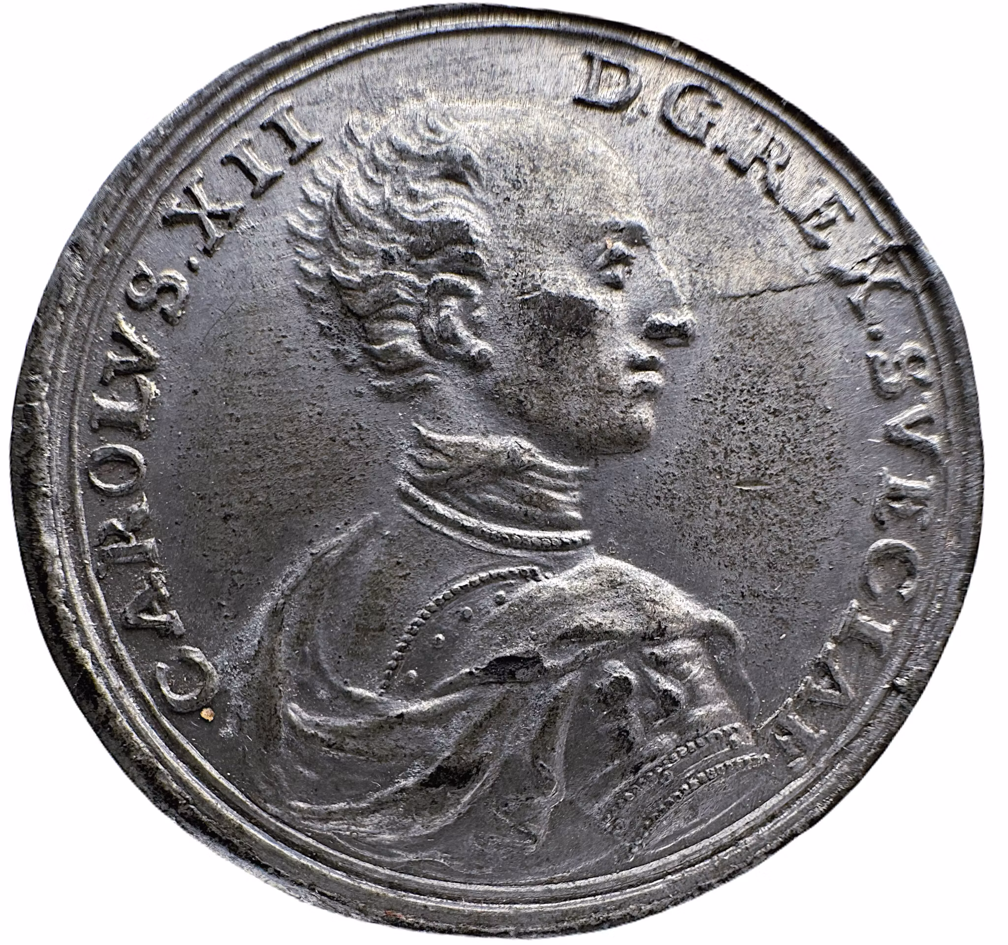 Karl XII:s död 1718 och begravning 1719 - Extremt sällsynt av Carl Gustaf Hartman RR