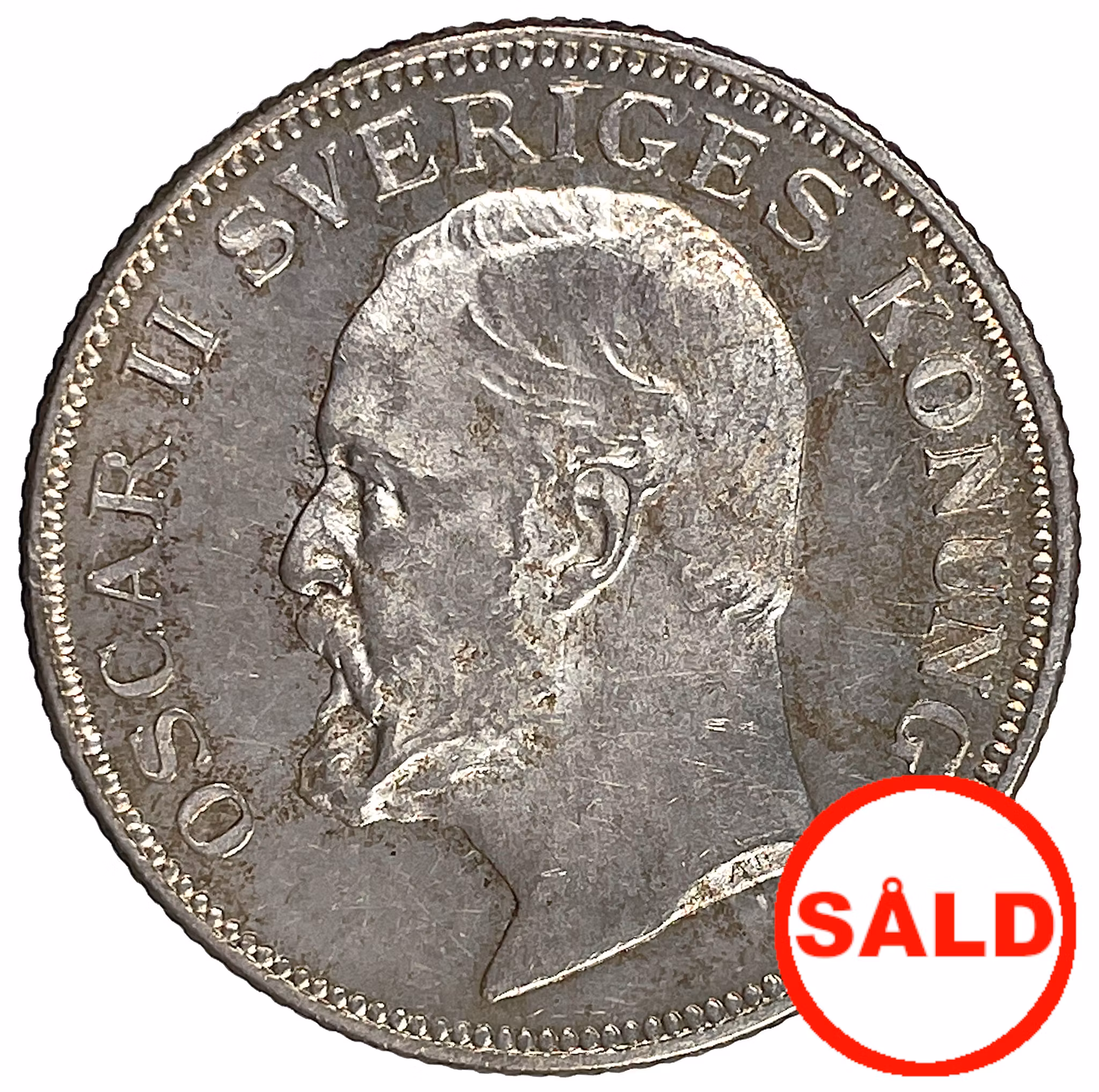 Oskar II, 1 Krona 1906 - Vackert exemplar